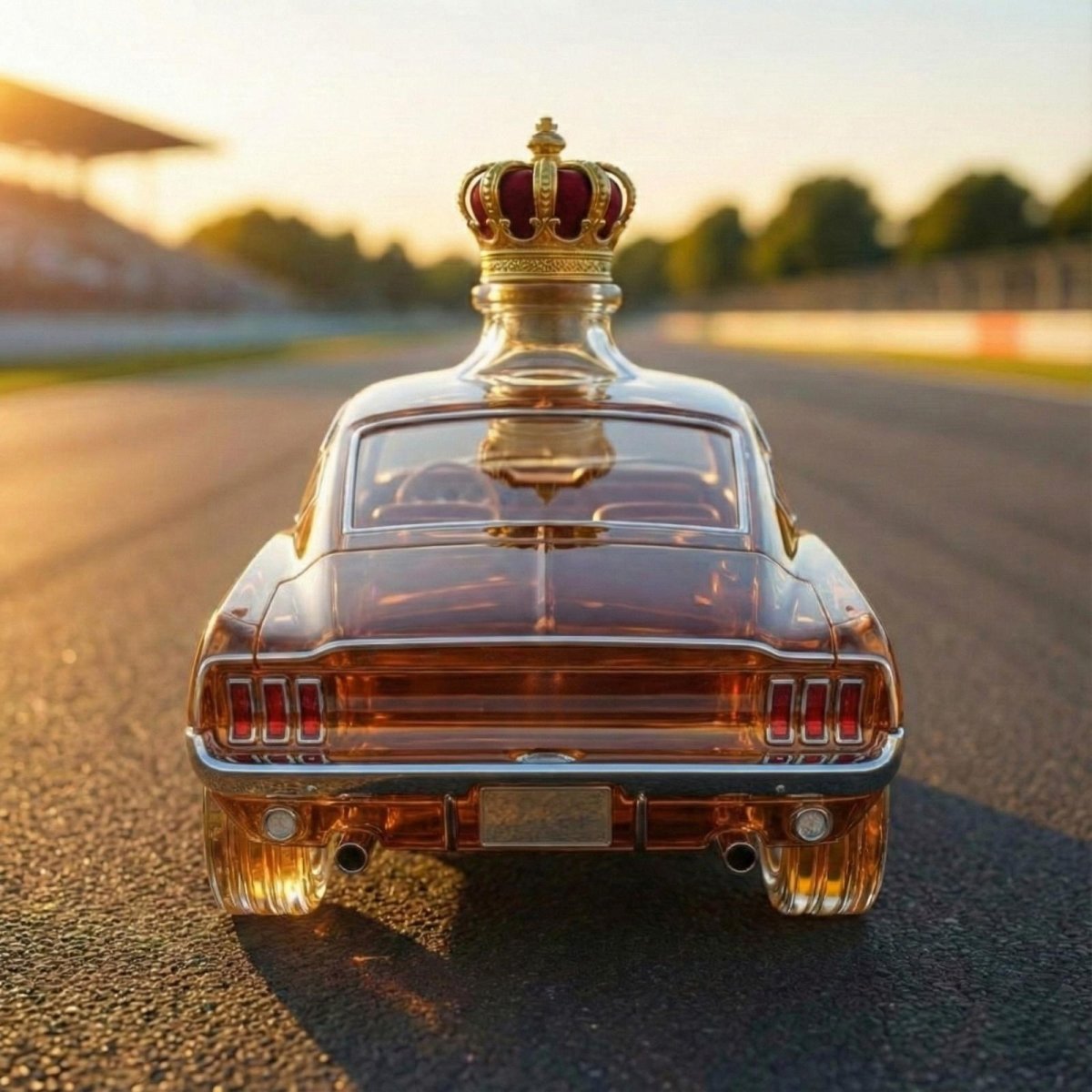 Muscle Car Whiskey Bourbon Decanter