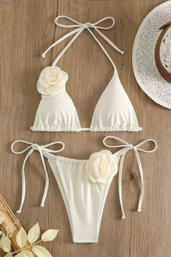 Triangle Rose Bikini