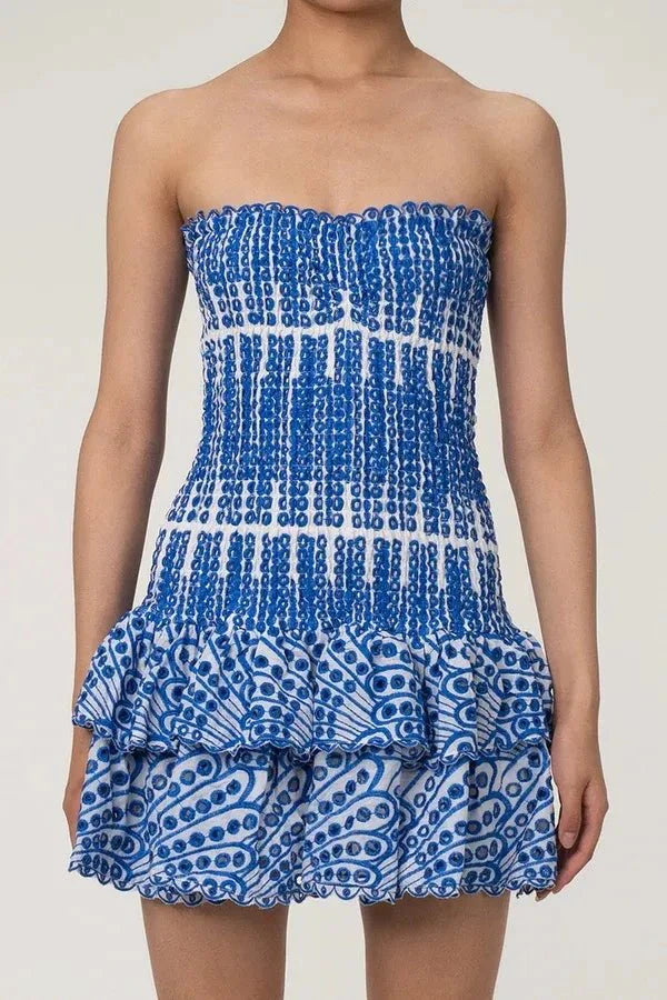 Starla Strapless Summer Mini Dress