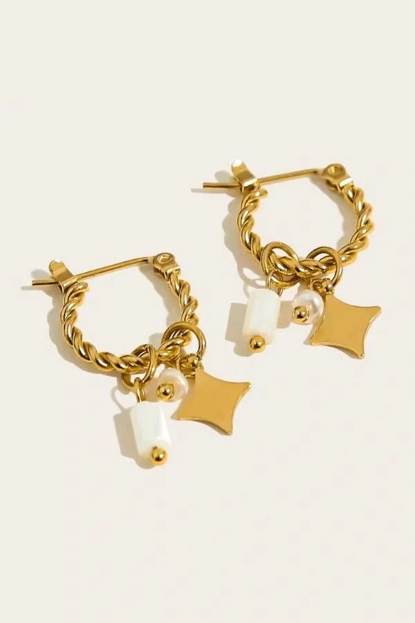 Jinni Golden Hoop Earrings