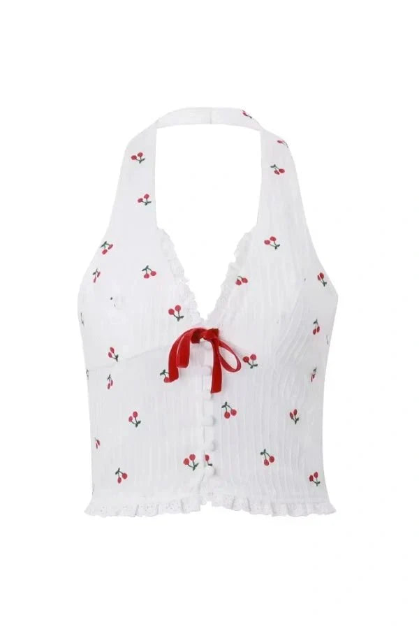 Cherry Blossom Sweetheart Top