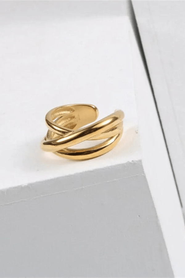Intertwined Gold Ring