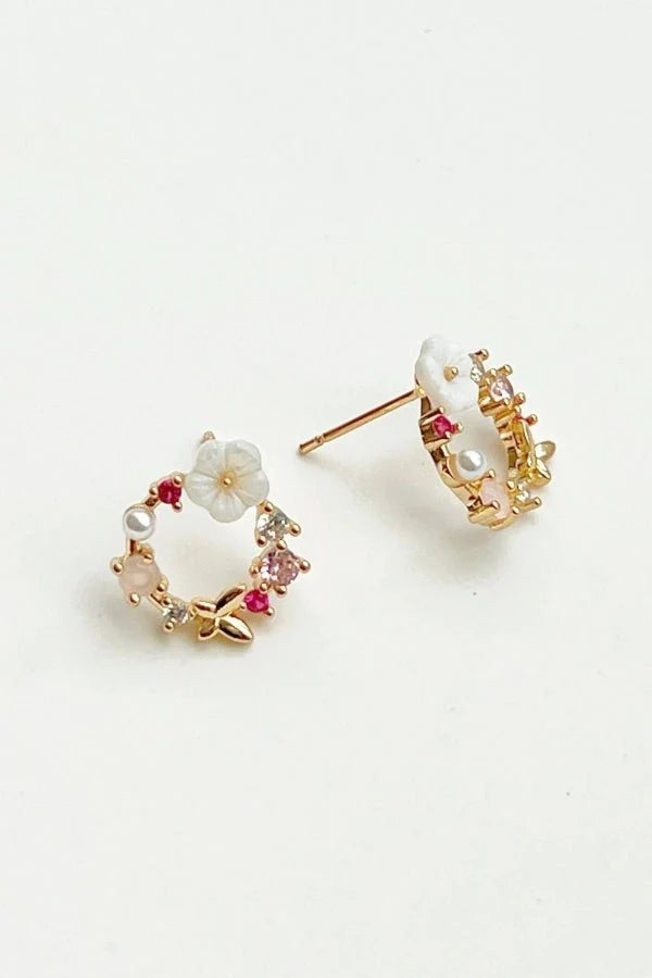 Floral Ecnhanting Earrings