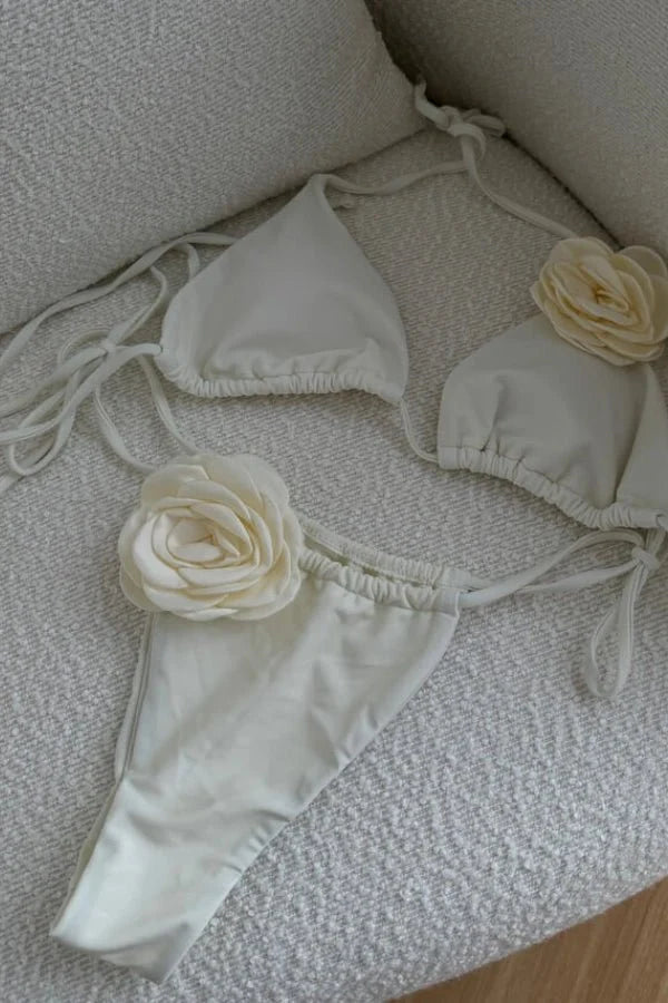Triangle Rose Bikini