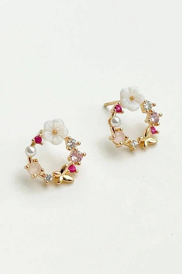 Floral Ecnhanting Earrings