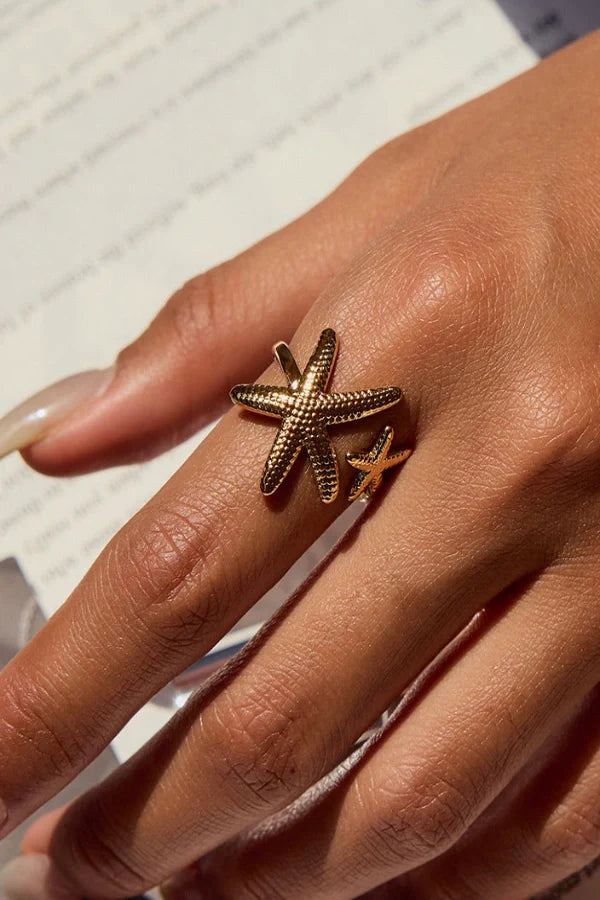 Mikaela Starfish Open Ring