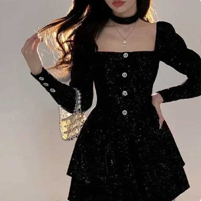 Deana Robe en velours