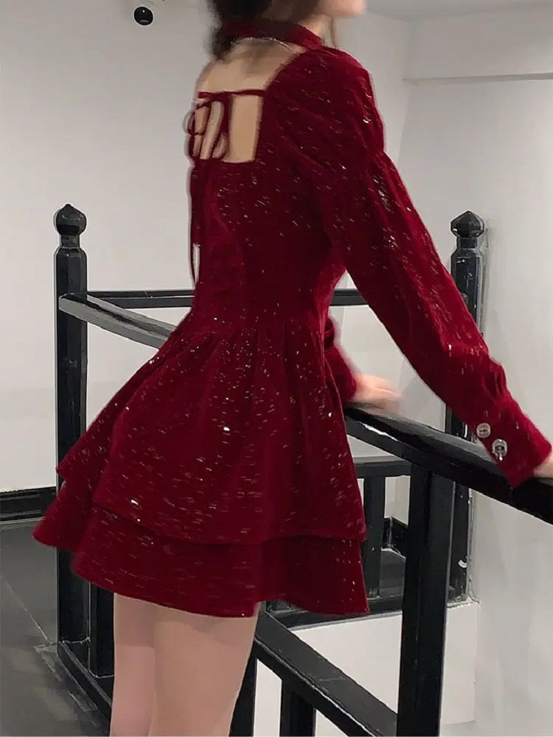 Deana Robe en velours