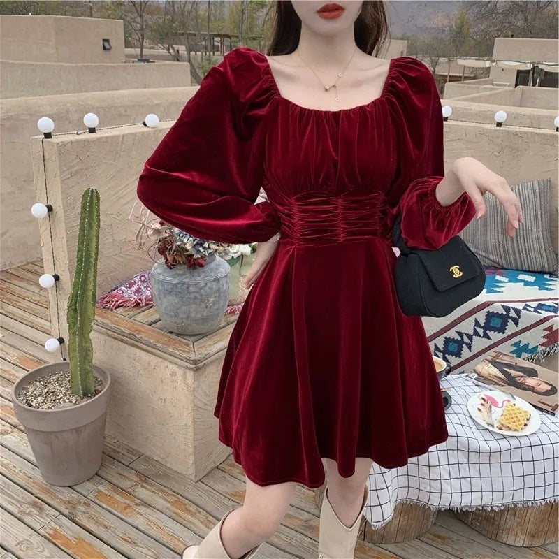 Jayda Robe en velours