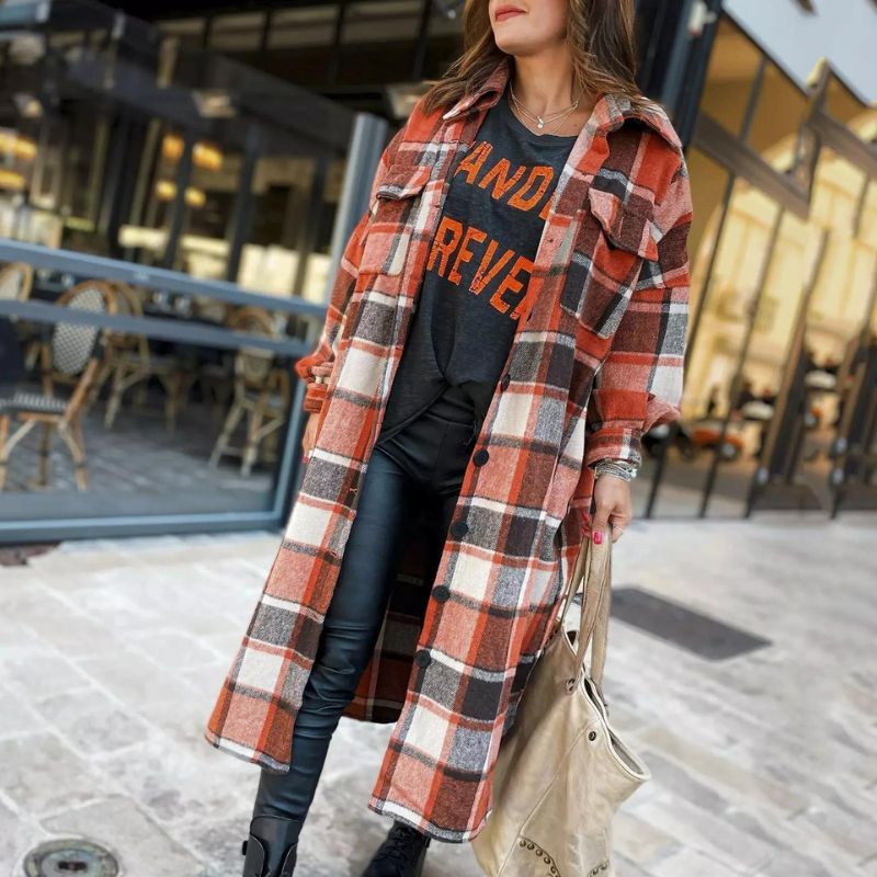 Chemise à carreaux Ynez