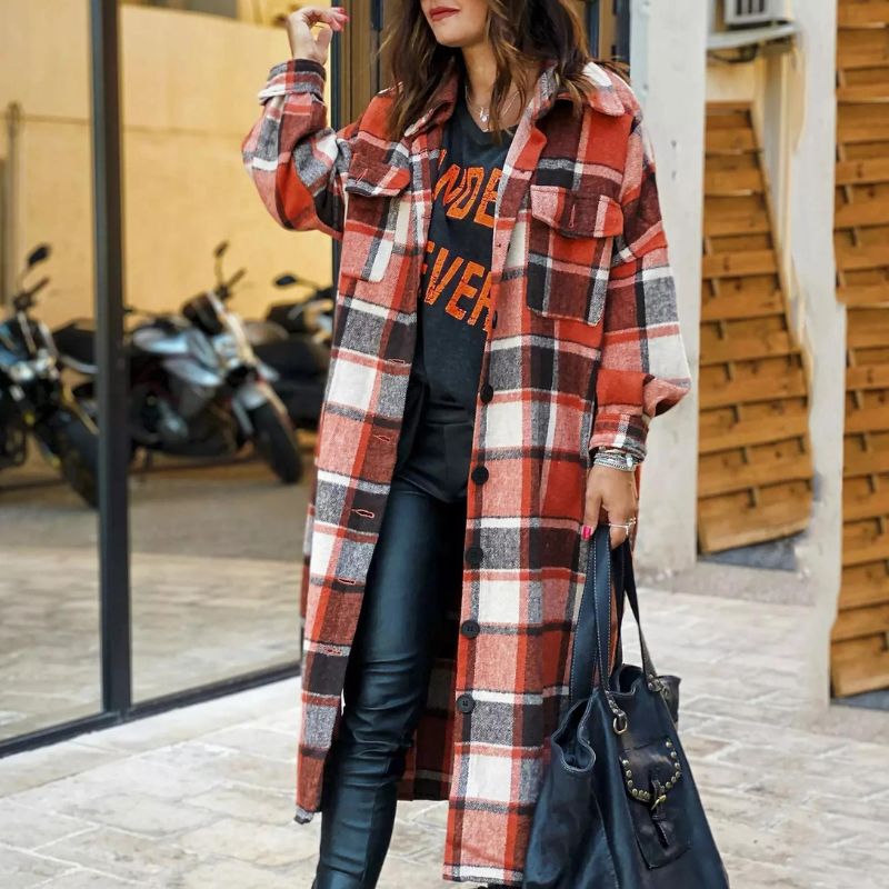 Chemise à carreaux Ynez