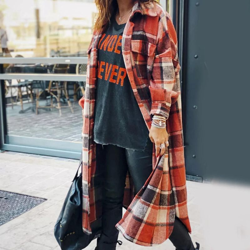 Chemise à carreaux Ynez