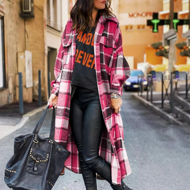Chemise à carreaux Ynez