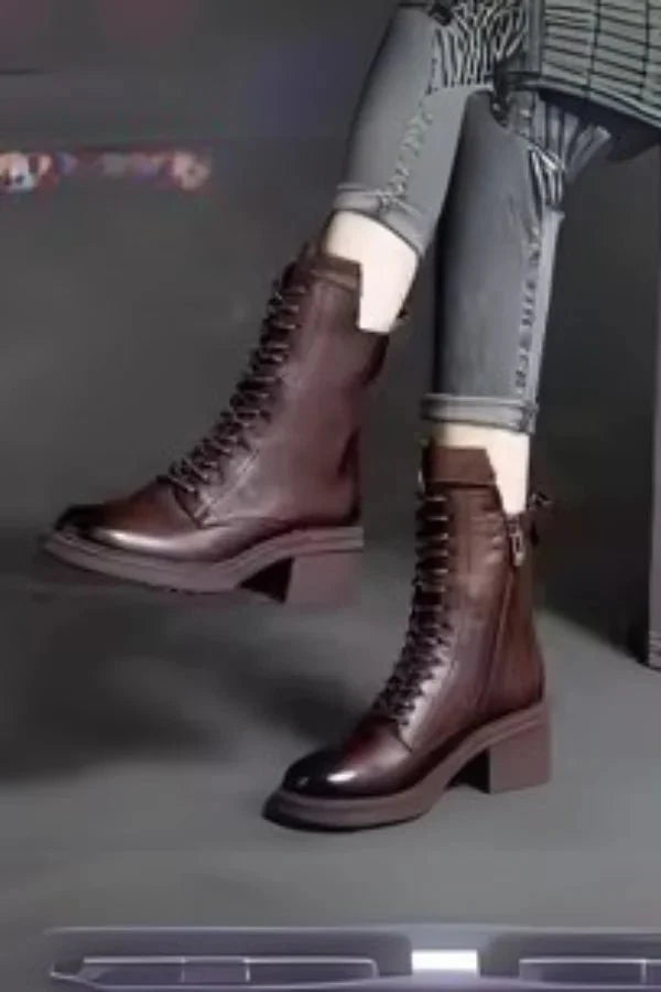 Luxe Leather Ankle Boots