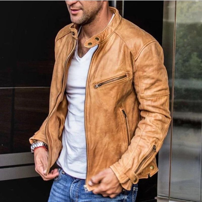 Veste en cuir Luca
