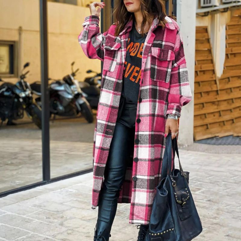 Chemise à carreaux Ynez