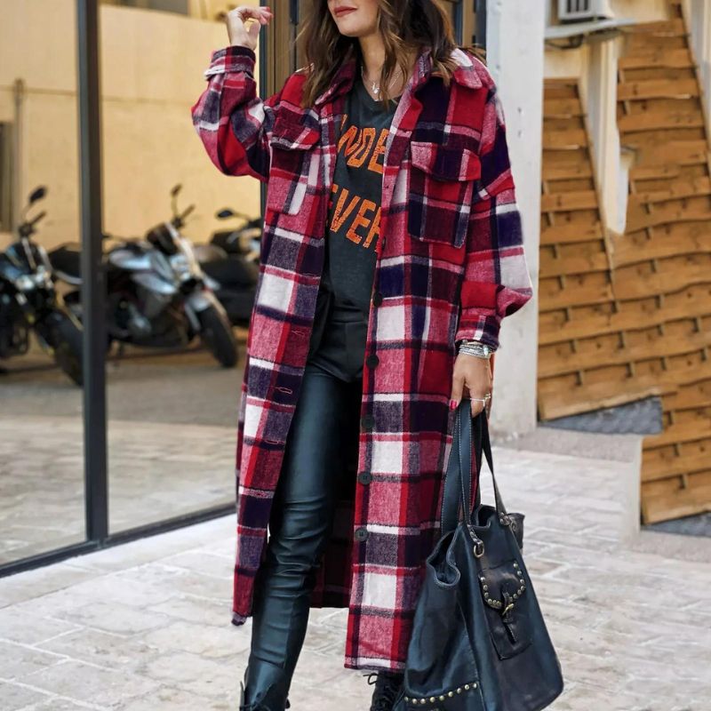 Chemise à carreaux Ynez