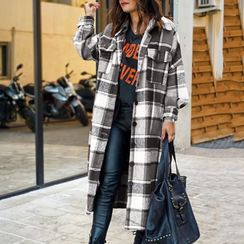 Chemise à carreaux Ynez
