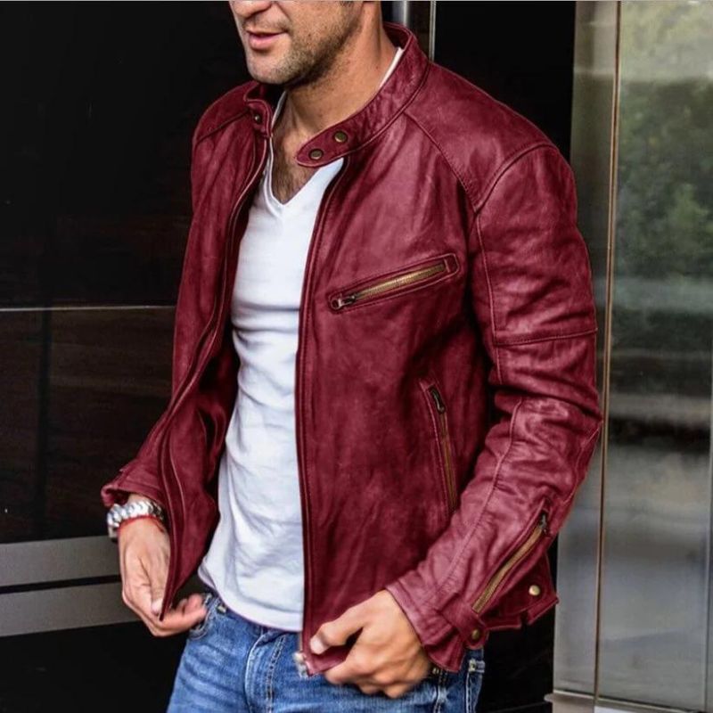 Veste en cuir Luca