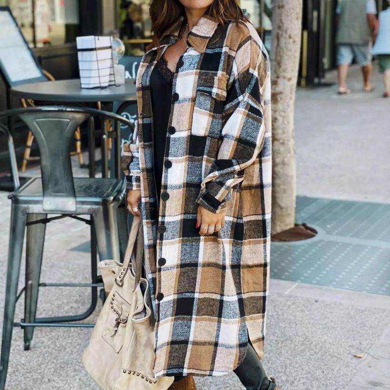 Chemise à carreaux Ynez