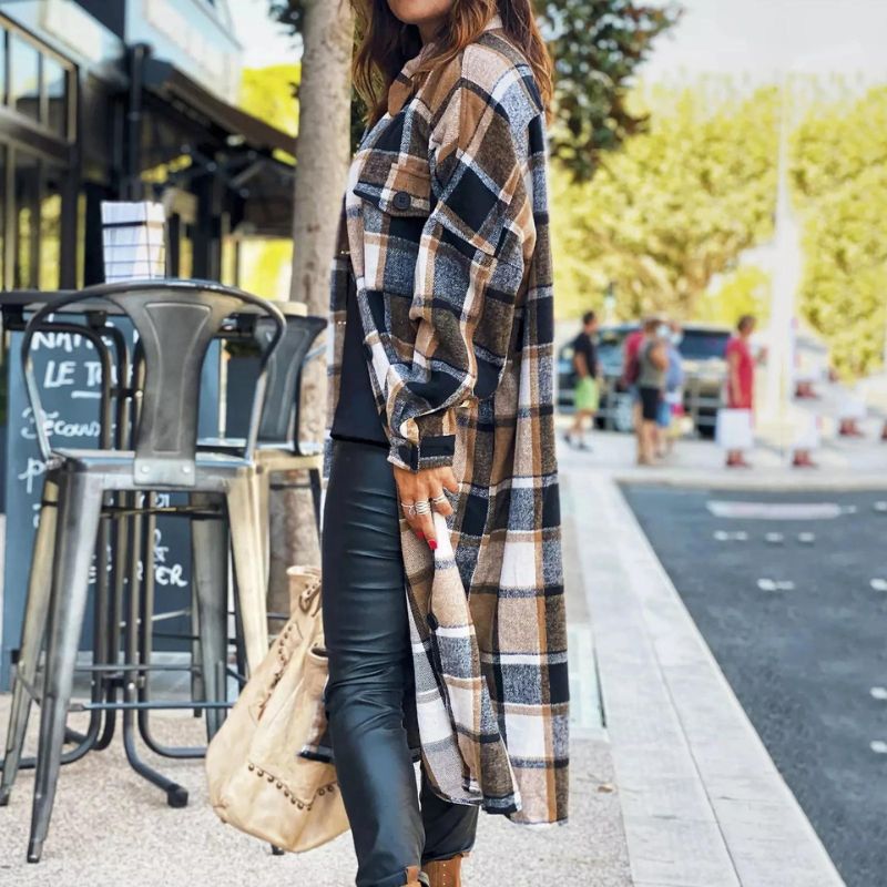 Chemise à carreaux Ynez
