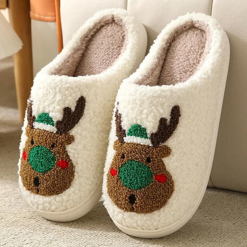 Holiday pantoufles