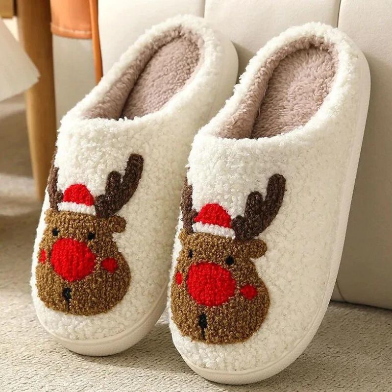 Holiday pantoufles
