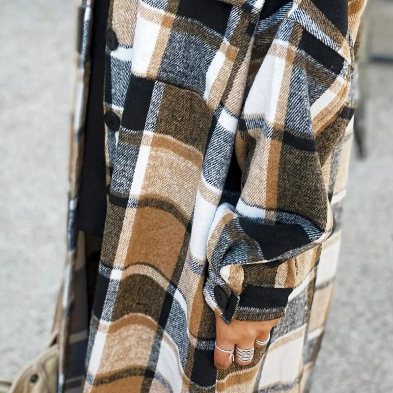 Chemise à carreaux Ynez