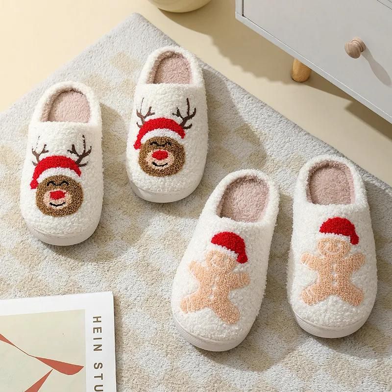 Holiday pantoufles