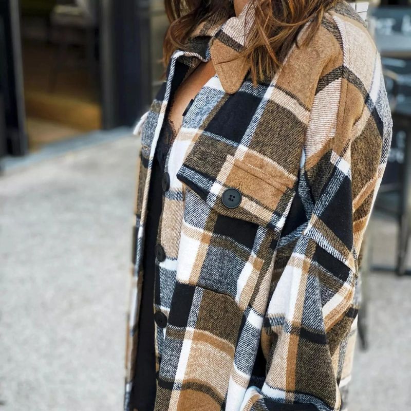 Chemise à carreaux Ynez