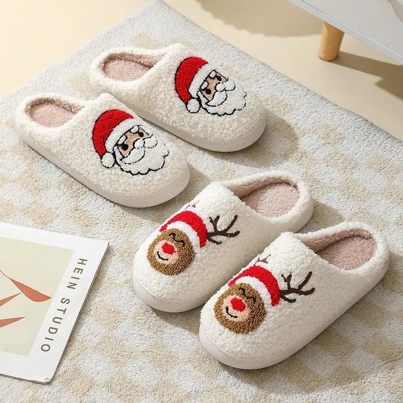 Holiday pantoufles