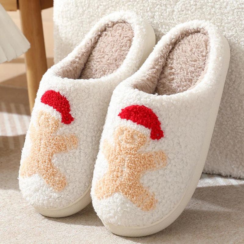 Holiday pantoufles