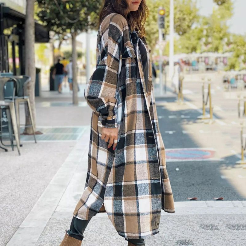 Chemise à carreaux Ynez