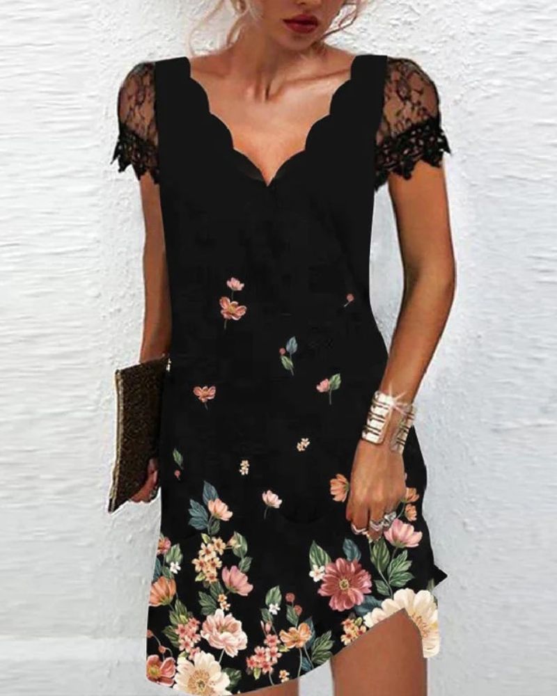 Aiko Robe en dentelle