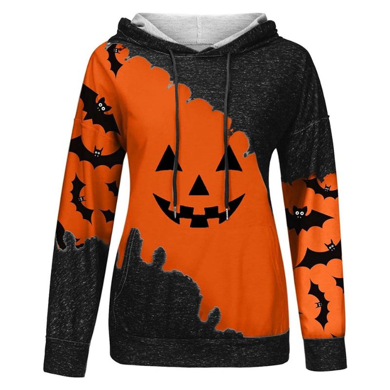 Alice Hoodie Halloween Impression citrouille