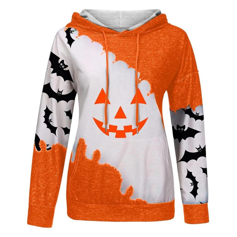 Alice Hoodie Halloween Impression citrouille