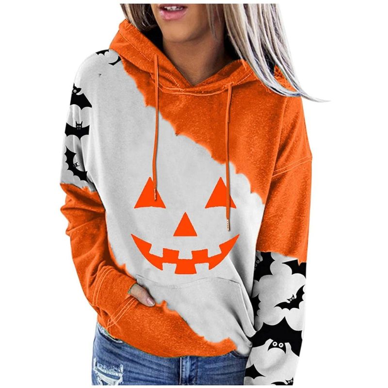 Alice Hoodie Halloween Impression citrouille