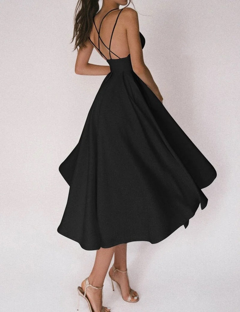 Athea Robe col V à bretelles