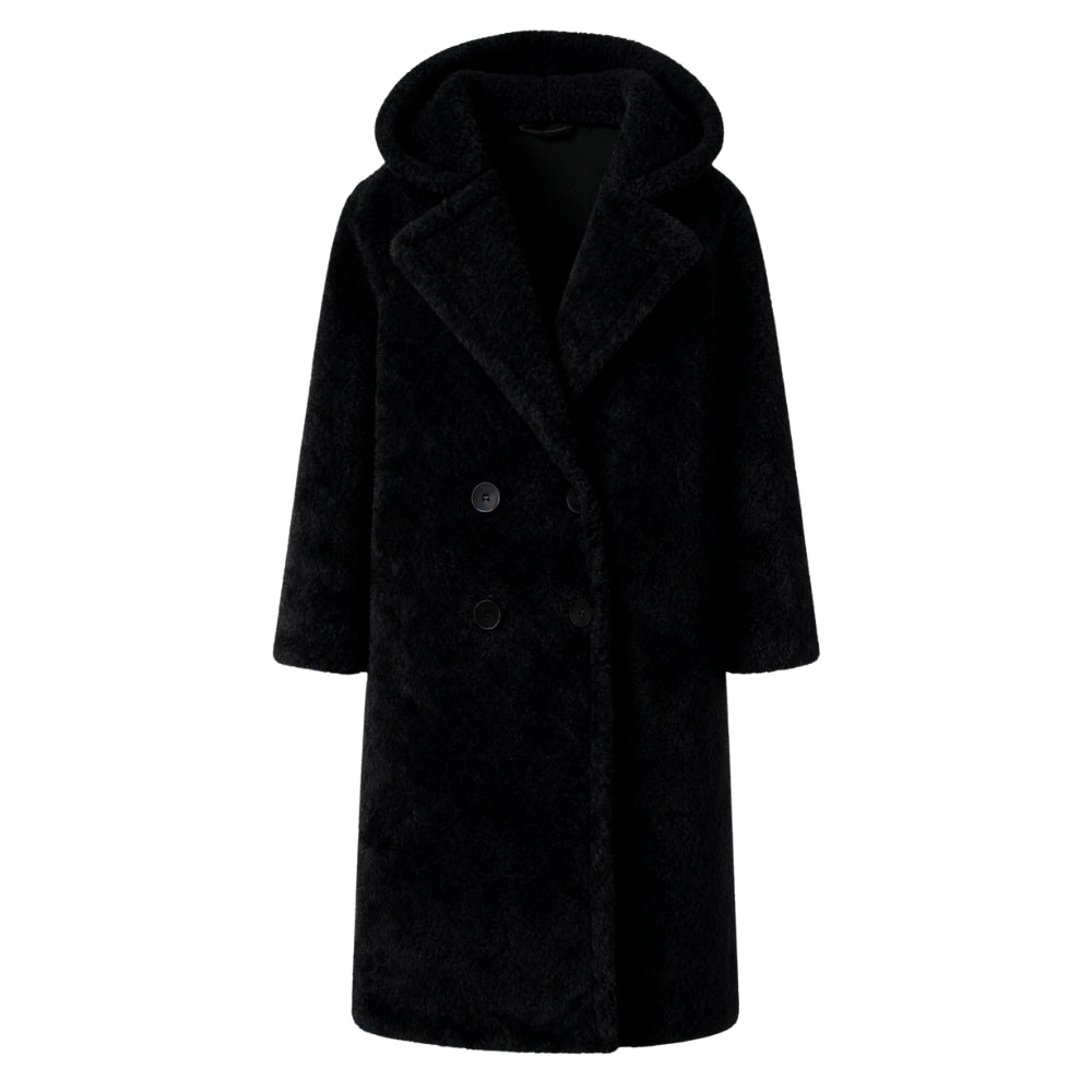 Plush bouclé jacket
- Cozy longline outerwear
- Fuzzy fleece overcoat
- Luxury teddy bear coat
- Warmest winter fashion coat
