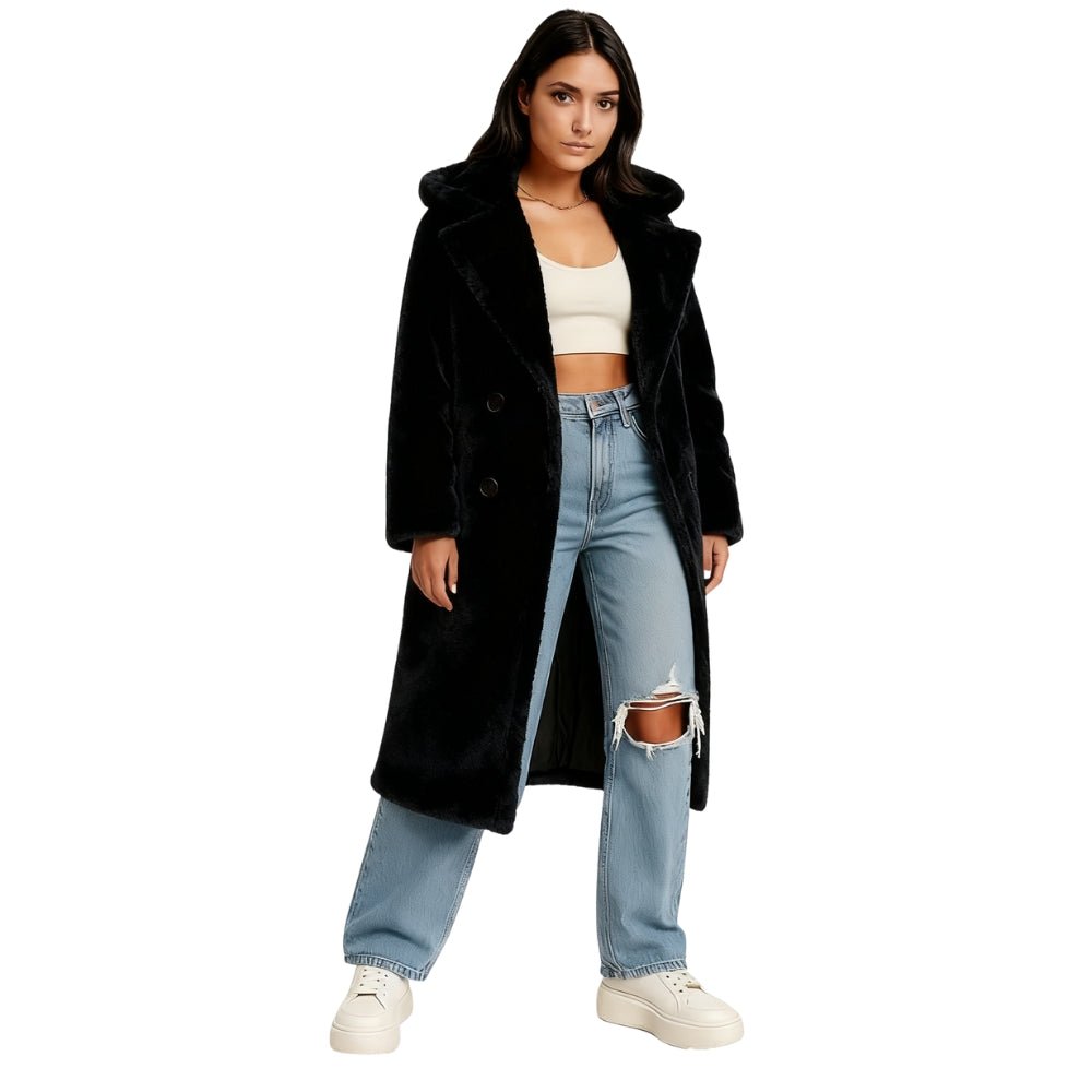 Plush bouclé jacket
- Cozy longline outerwear
- Fuzzy fleece overcoat
- Luxury teddy bear coat
- Warmest winter fashion coat