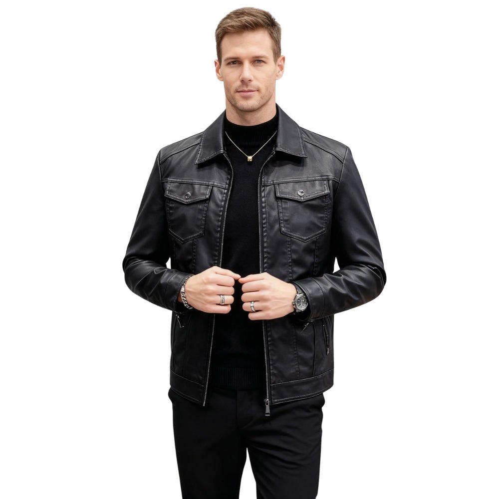 wardrobe staple," "investment piece," "how to style," and "leather care" into the description and a dedicated "Details & Care