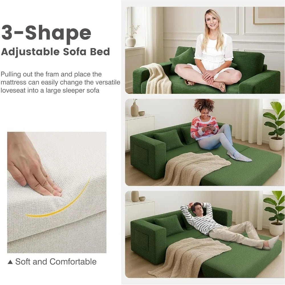 multi-functional furniture," "studio apartment essentials," "guest room solution," "durable sleeper," and "easy assembly couch