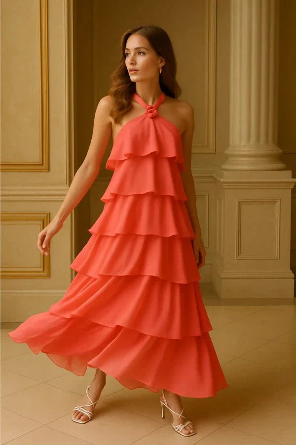 Grecian-inspired', 'A-line silhouette', 'sun-drenched hue', 'destination wedding', 'effortless elegance', 'romantic gown