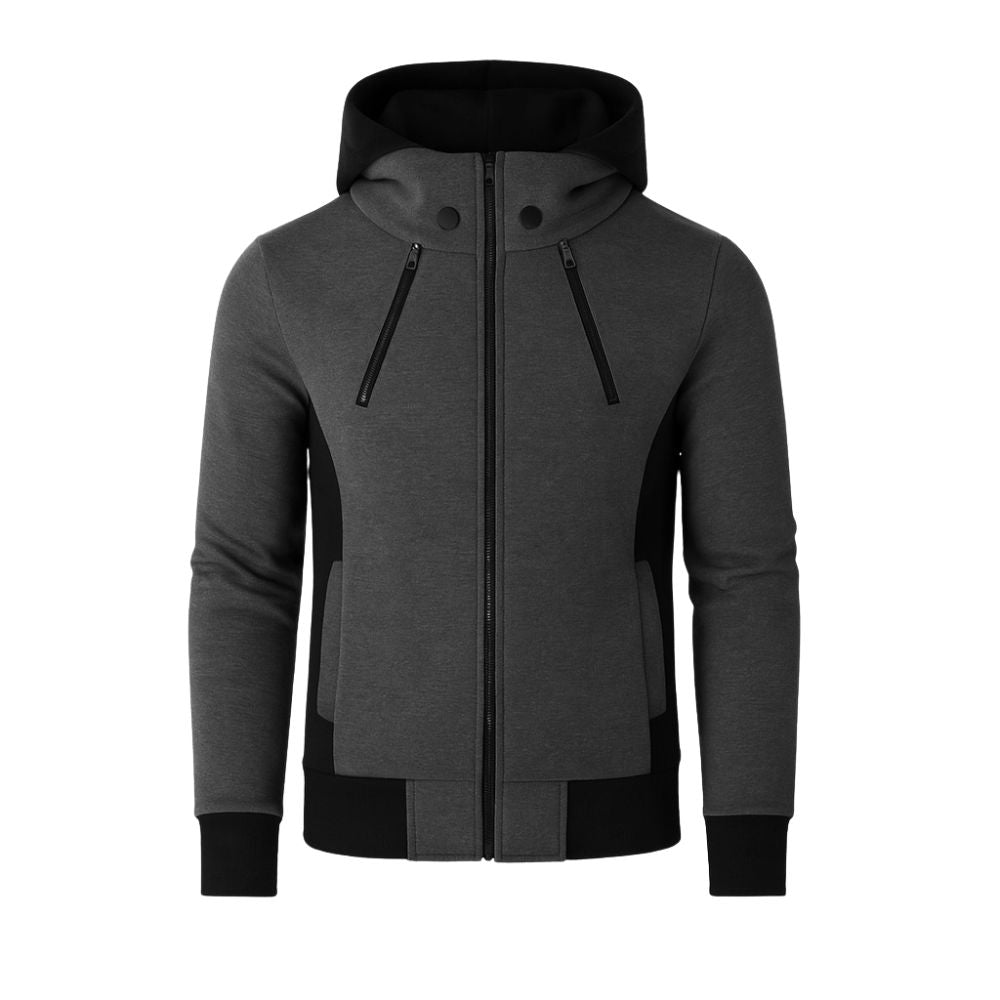 "architectural profile," "enigmatic silhouette," "commanding," and "minimalist edge"