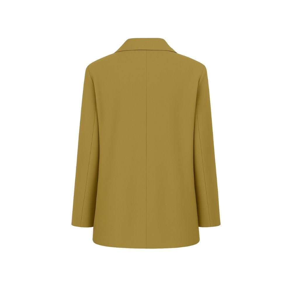 capsule wardrobe essential," "neutral tailored jacket," "investment piece," "business casual attire," "smart casual layering piece," "year-round jacket