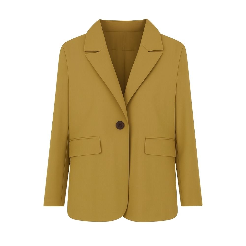 capsule wardrobe essential," "neutral tailored jacket," "investment piece," "business casual attire," "smart casual layering piece," "year-round jacket