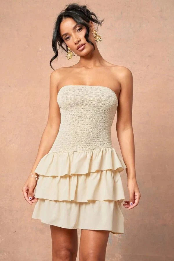 seaside," "garden party," "bohemian," and "fit-and-flare silhouette" to capture a wider range of thematic searches