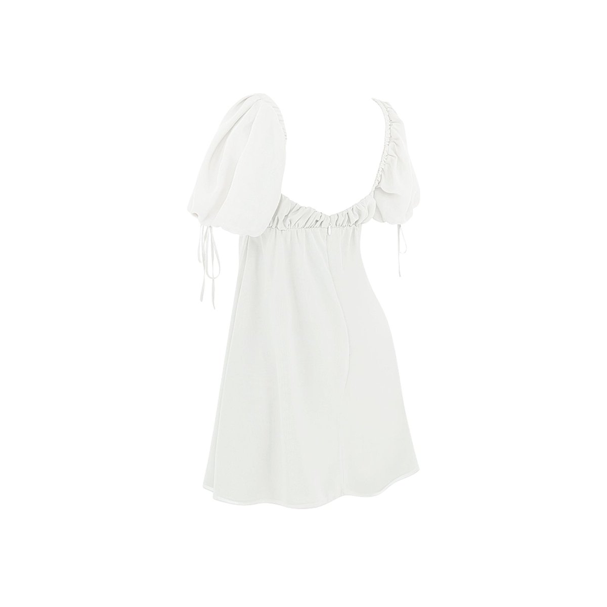 White Kouvr off-shoulder dress on a white background