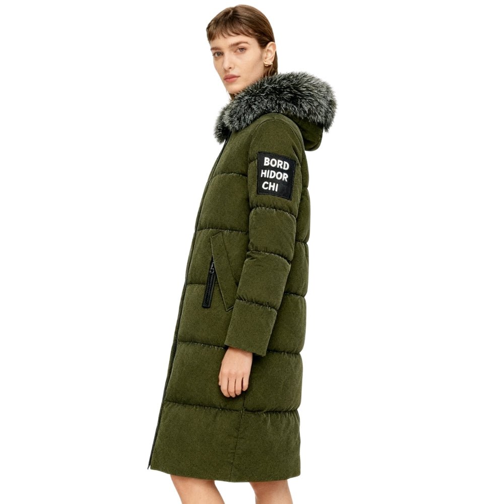 cold-weather essential," "insulated outerwear," "urban utility jacket," "fashionable winter gear," and "statement coat