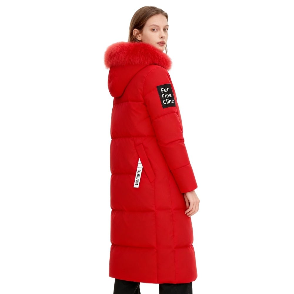 insulated outerwear, cold weather essential, stylish winter jacket, padded coat, statement outerwear, designer parka, warm hooded coat.